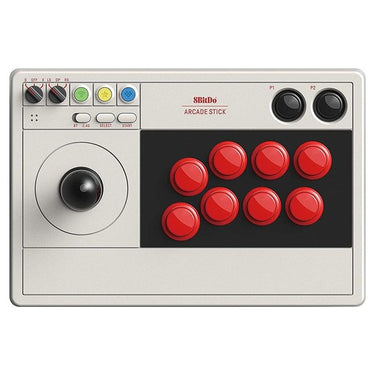 8BitDo Arcade Stick Joystick Ultimate Software Turbo Macro Bluetooth, 2.4G and USB Wired Connectivity for Switch & Windows PC - NSE Imports